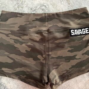 Savage Barbell Camo Athletic Shorts